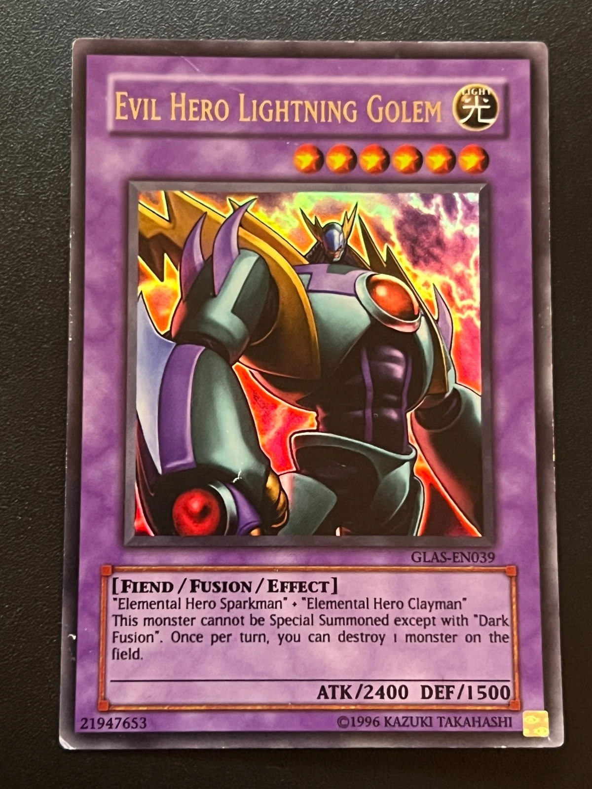 Moderately Played condition — front